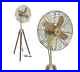 Brass_Electric_Fan_with_Wooden_Tripod_Stand_Home_Decor_Table_Fan_Antique_01_grro