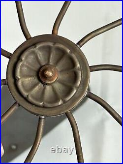 Brass Westinghouse Tesla Fan Blade Cage And Struts