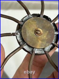 Brass Westinghouse Tesla Fan Blade Cage And Struts