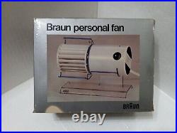 Braun FAN HL-70 1970s Designed by Reinhold Weiss Made in Japan Chocolate Brown