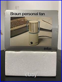 Braun FAN HL-70 1970s Designed by Reinhold Weiss Made in Japan Chocolate Brown