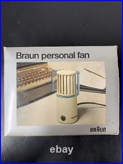 Braun FAN HL-70 1970s Designed by Reinhold Weiss Made in Japan Chocolate Brown