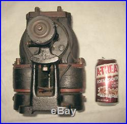 C1890 CROCKER WHEELER 1/6th HP BiPolar Antique Electric Motor-Pre Patent Plate