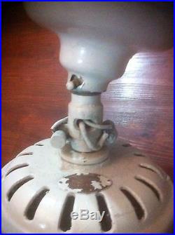 C1915 Marelli Maestralino Antique Electric Ceiling Roof Fan Vintage Cast Iron