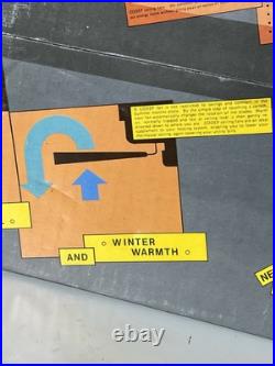 CODEP METEOR III 1980s VINTAGE CEILING FAN NEW NIB ANTIQUE BRASS STENCIL BLADE