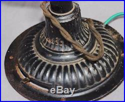 C. 1902 antique EMERSON ELECTRIC FAN Brass Blades & Guard with RIBBED BASE