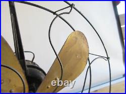 Century Fan Brass Blades Model 263 J-2 S3C-1 6AS IS UNTESTED parts or repair