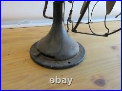 Century Fan Brass Blades Model 263 J-2 S3C-1 6AS IS UNTESTED parts or repair