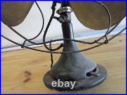 Century Fan Brass Blades Model 263 J-2 S3C-1 6AS IS UNTESTED parts or repair