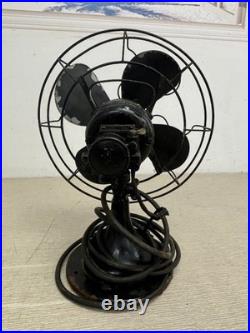 Century Model 401 Blade & Cage Wall Fan Vintage Metal Skeletal Electric Fan
