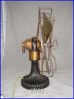 Circa 1897 16 Peerless Bipolar Fan Runs Great. Rare Fan