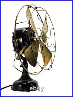 Circa 1905 16 Trunnion Mount GE Pancake Desk Fan