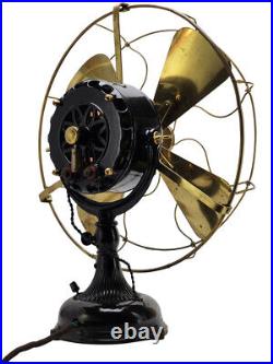 Circa 1905 16 Trunnion Mount GE Pancake Desk Fan