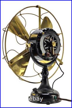 Circa 1905 16 Trunnion Mount GE Pancake Desk Fan