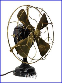 Circa 1905 16 Trunnion Mount GE Pancake Desk Fan