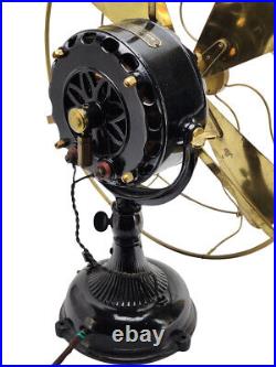 Circa 1905 16 Trunnion Mount GE Pancake Desk Fan