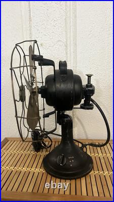 Circa 1914 16 6 blade GE SMY Desk Fan