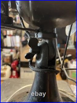 Circa 1917 4 Blade Emerson 8 Oscillating Desk Fan WORKING