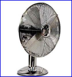 Classic Vintage Antique Retro Variable Speed Oscillating Table Desk Fan