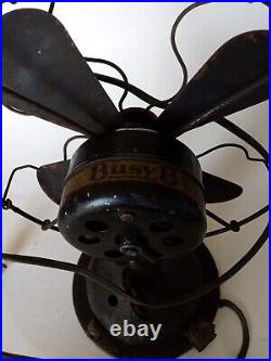 Cool BUSY B Fan by KELMET Desk Fan Table Fan 1920's Working