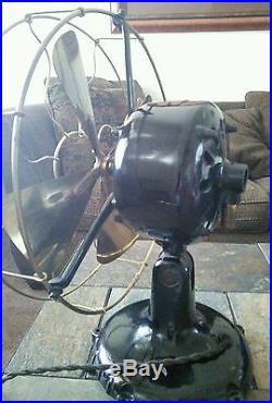 Dayton Type 50 12 brass blade antique electric fan. Tab feet. Runs great