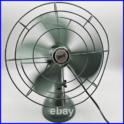 Diehl D10 AJ17 Oscillating Desk Fan 4 Blade Tilt Head MCM Retro Vintage Working