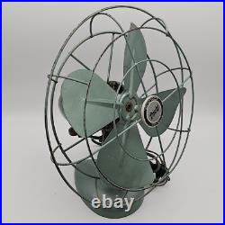 Diehl D10 AJ17 Oscillating Desk Fan 4 Blade Tilt Head MCM Retro Vintage Working