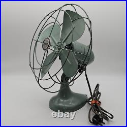 Diehl D10 AJ17 Oscillating Desk Fan 4 Blade Tilt Head MCM Retro Vintage Working