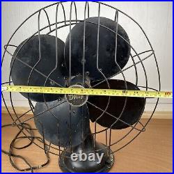 Diehl Oscillating Singer Fan Model 16 Blade D16912 RUNS VIDEO