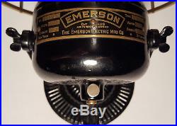 EMERSON 11644 with coleman deflector antique electric fan