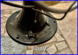 EMERSON Model 71666 OSCULATING FAN 6 Parker BRASS BLADES, pretty nice