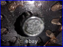 Early 1900s Unrestored G. E. Electric Fan 12 Brass Blade & Damage Cage Work