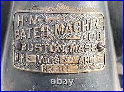 Electric Bates Bipolar DC Motor 1890's Original