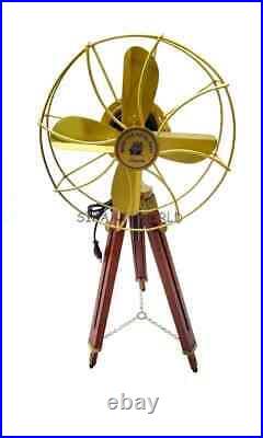 Electric Fan Antique Floor Standing Royal Navy London Fan Collectible Tripod Electric Fan Antique Floor Standing Royal Navy London Fan Collectible Tripod