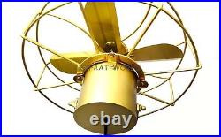 Electric Fan Antique Floor Standing Royal Navy London Fan Collectible Tripod