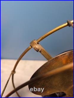 Emerson 1510 Trunnion Mount Fan Circa Pat 1901 Brass Cage Blade