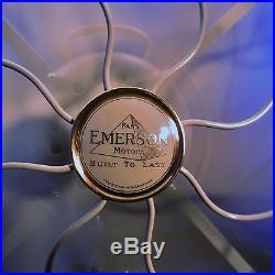 Emerson 71666 Antique Fan FRENCH GRAY Restored LOOK