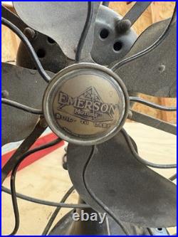 Emerson Electric 29546 Fan Antique Electric Fan Works Great