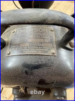 Emerson Electric 29546 Fan Antique Electric Fan Works Great