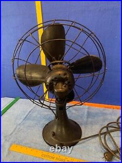 Emerson Electric Antique Oscillating 3 Speed Fan 16 79648