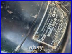 Emerson Electric Fan 79648 AX Metal Blade Oscillating VTG black heavy desk fan