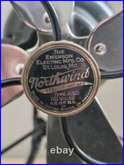 Emerson Electric Northwind Electric Fan Type 450 (READ)