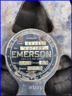 Emerson Electric Pancake Ceiling Fan Motor 45641 Hotel Rare