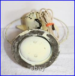 Emerson Electric Seabreeze 8 Electric RARE Yellow Table Fan Works 1940's