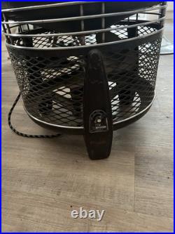 Emerson Electric Vintage Floor Hassock Fan 3-Speed 74646-AG Works Excellent