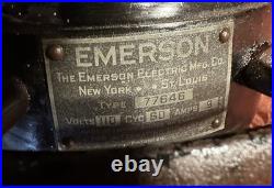 Emerson Electric Vintage Oscillating Fan 100% ORIGINAL 77646