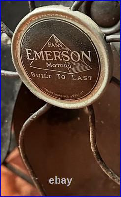 Emerson Electric Vintage Oscillating Fan 100% ORIGINAL 77646