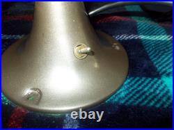 Emerson Golden Jubilee 10 Inch Brass Bades Oscillating Fan 1940s Restored
