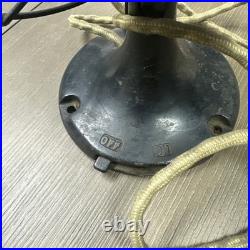 Emerson Jr Oscillator Antique Fan 8in Cast Iron Base Works (10 patented)