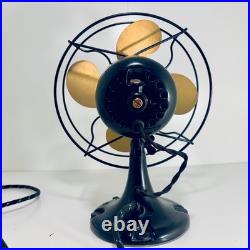 Emerson Junior Vintage Desk Table Fan Circa Late 1930s Works